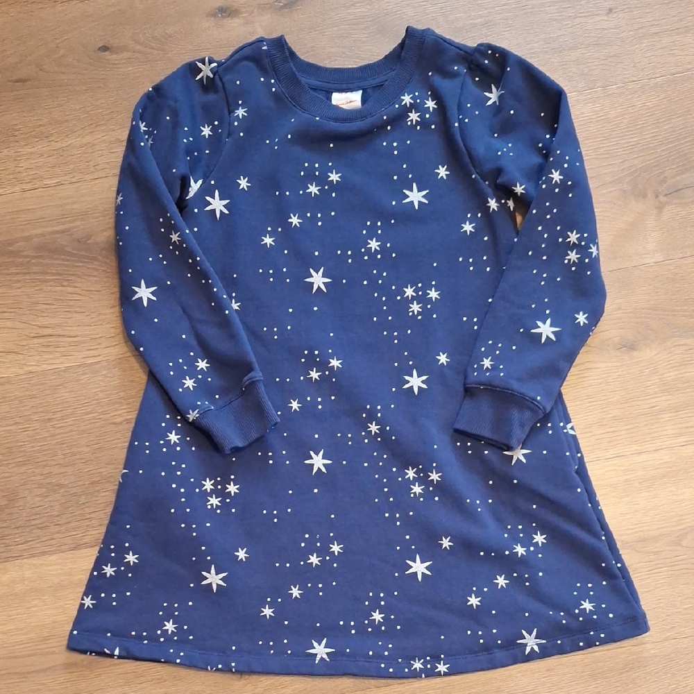 Hanna Andersson Navy Starry Kids Dress